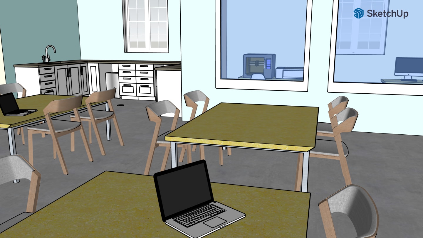 starlight studio interior rendering